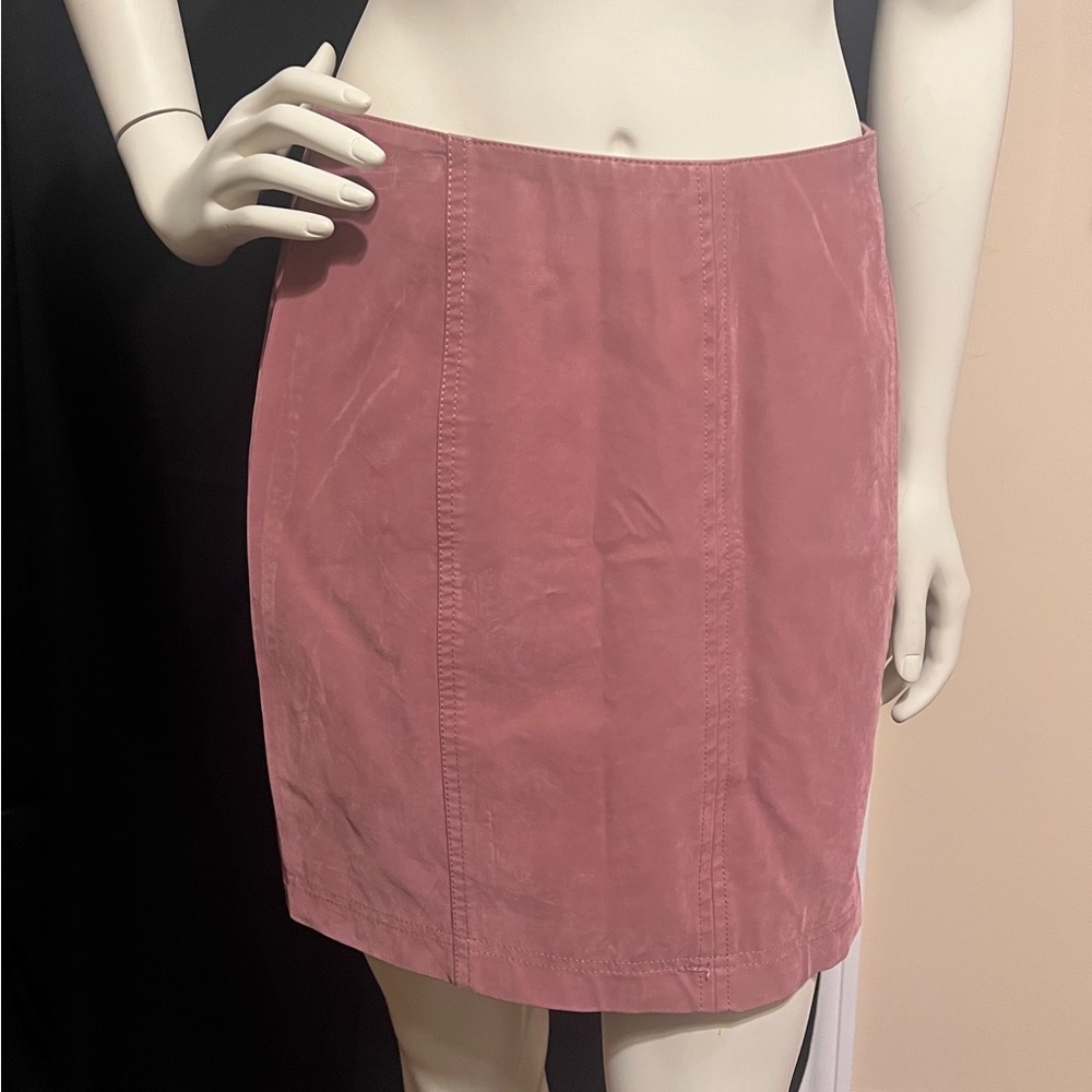 Free People Dusty Pink Mini Skirt
